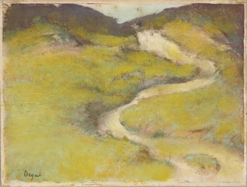 Strada in un campo - Yale University Art Gallery